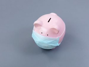 masked piggy bank